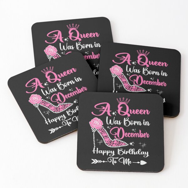 Item preview, A Queen Was Born In December Happy Birthday To Me Birthday Queen designed and sold by Gogetgiggles.