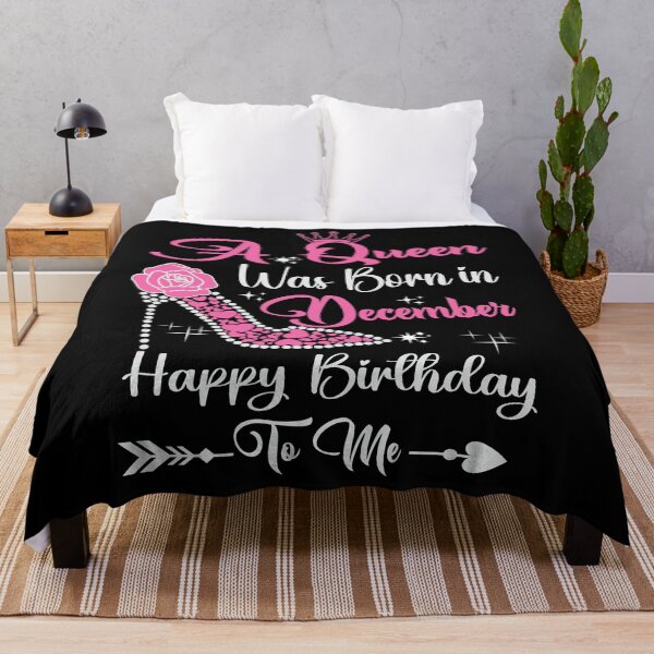Item preview, A Queen Was Born In December Happy Birthday To Me Birthday Queen designed and sold by Gogetgiggles.