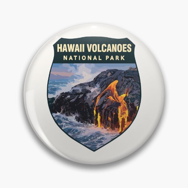 Item preview, Hawaii Volcanoes National Park Retro Sticker designed and sold by Gideon Emmerich.