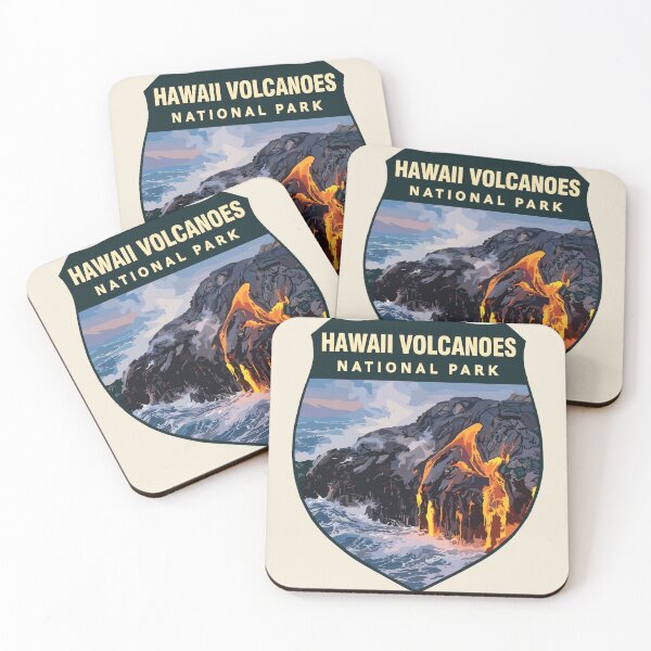 Item preview, Hawaii Volcanoes National Park Retro Sticker designed and sold by Gideon Emmerich.