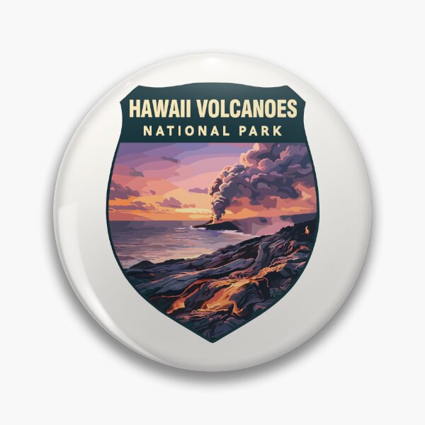 Item preview, Hawaii Volcanoes National Park Retro Sticker designed and sold by Gideon Emmerich.
