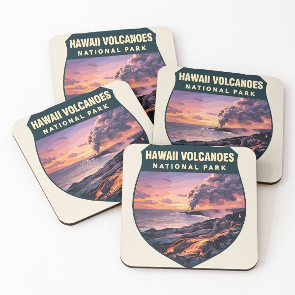 Item preview, Hawaii Volcanoes National Park Retro Sticker designed and sold by Gideon Emmerich.