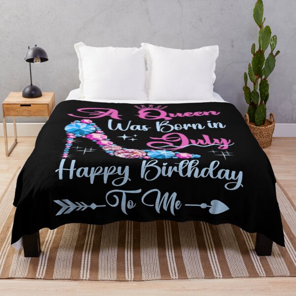 Item preview, A Queen Was Born in July Happy Birthday To Me designed and sold by Gogetgiggles.