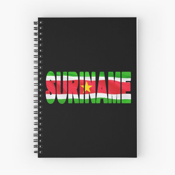 Item preview, SURINAME - Flag Flying in Wind cut to Letters Souvenir Sticker Shirt designed and sold by Adam Gormley.