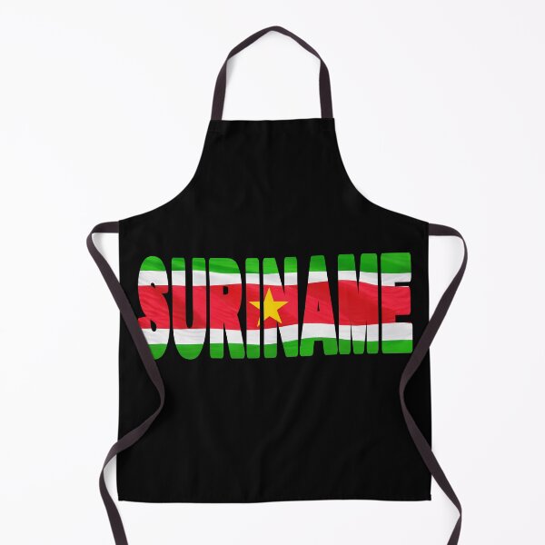 Item preview, SURINAME - Flag Flying in Wind cut to Letters Souvenir Sticker Shirt designed and sold by Adam Gormley.