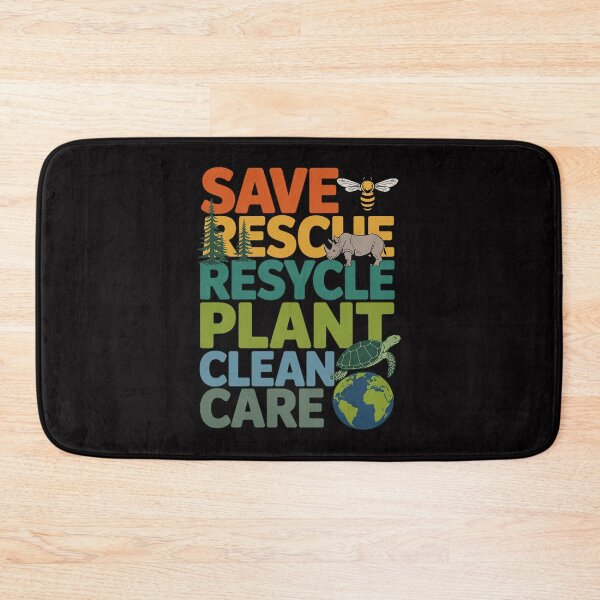 Item preview, Save Bees Rescue Animals Recycle Plastics ( On Back ) designed and sold by gerardostokes.