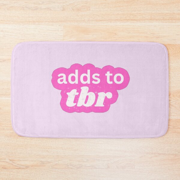 Item preview, adds to tbr - pink aesthetic bookish design for readers designed and sold by theliteraryedit.