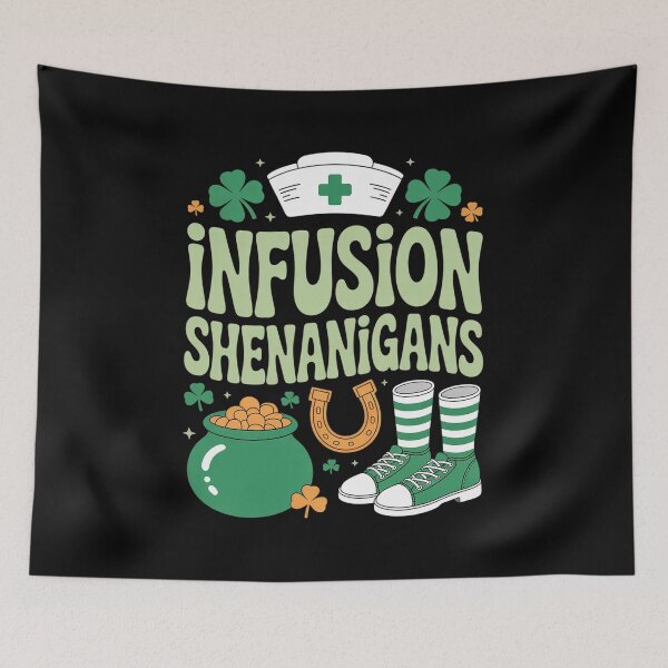 Item preview, Infusion Shenanigans Squad Family Group Nurse St Patrick Day designed and sold by joedavila.