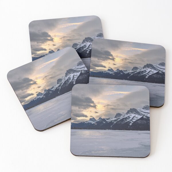 Item preview, Sunrise over Three Sisters Mountains Canmore designed and sold by Leander McLean Photography.
