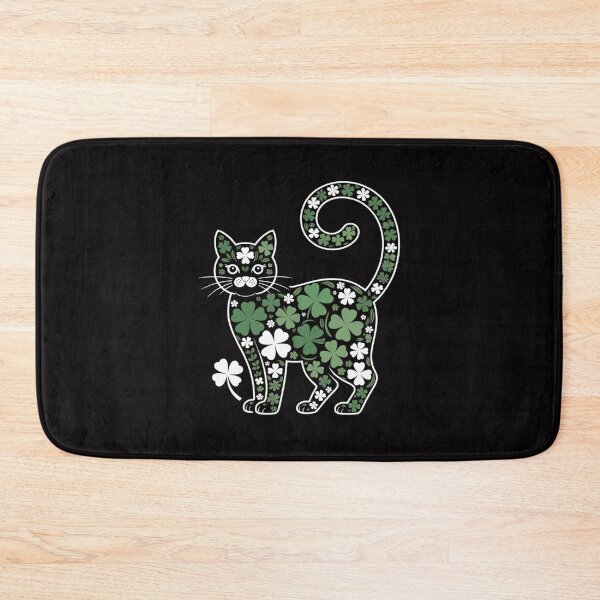 Item preview, Shamrock Irish Cat Graphic Cat Lovers Saint Patrick Day designed and sold by gerardostokes.