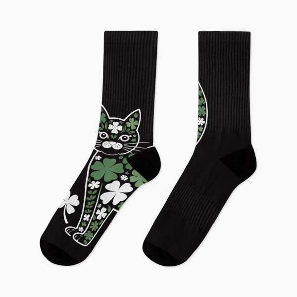 Item preview, Shamrock Irish Cat Graphic Cat Lovers Saint Patrick Day designed and sold by gerardostokes.