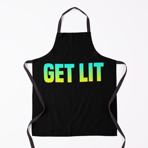 Item preview, Get Lit, Yellow and Green Party Typography designed and sold by Memes N Lore .
