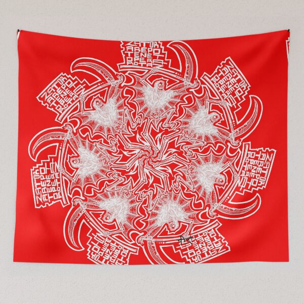 Item preview, mandala zator white designed and sold by UrielCalavera.