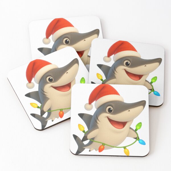 Item preview, Christmas Blacktip Reef Shark designed and sold by Sillytoe.