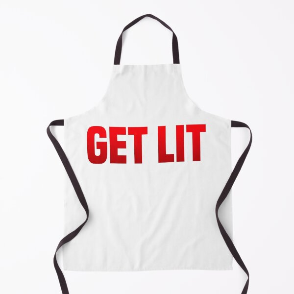 Item preview, Get Lit, Red Party Typography designed and sold by Memes N Lore .