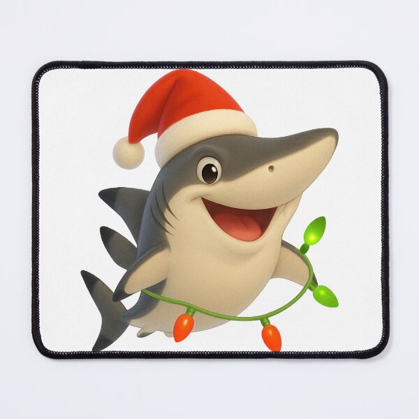 Item preview, Christmas Blacktip Shark designed and sold by Sillytoe.