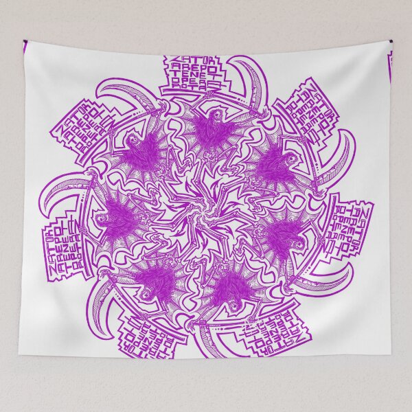 Item preview, mandala zator purple designed and sold by UrielCalavera.