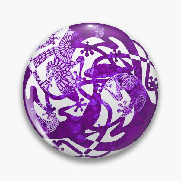 Item preview, Tattoo Mandala Lizards -  Lavender Tattoo designed and sold by DreaMground.