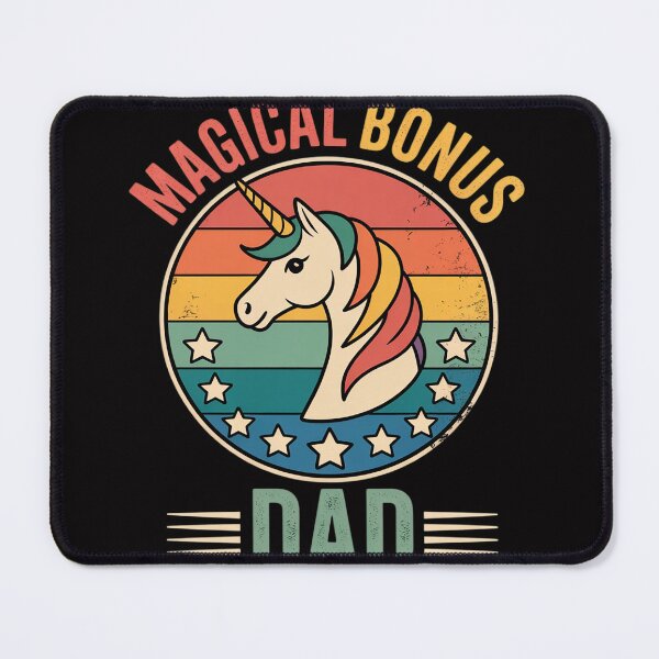 Item preview, Mens Magical Bonus Dad Unicorn Vintage designed and sold by jewellmeyers.
