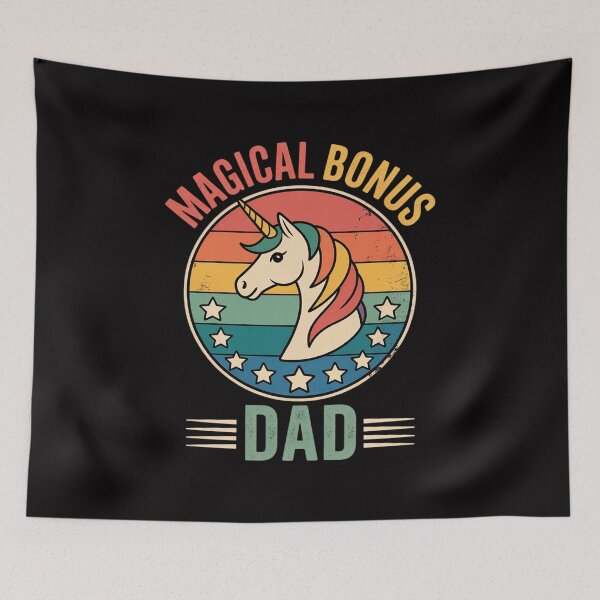 Item preview, Mens Magical Bonus Dad Unicorn Vintage designed and sold by jewellmeyers.