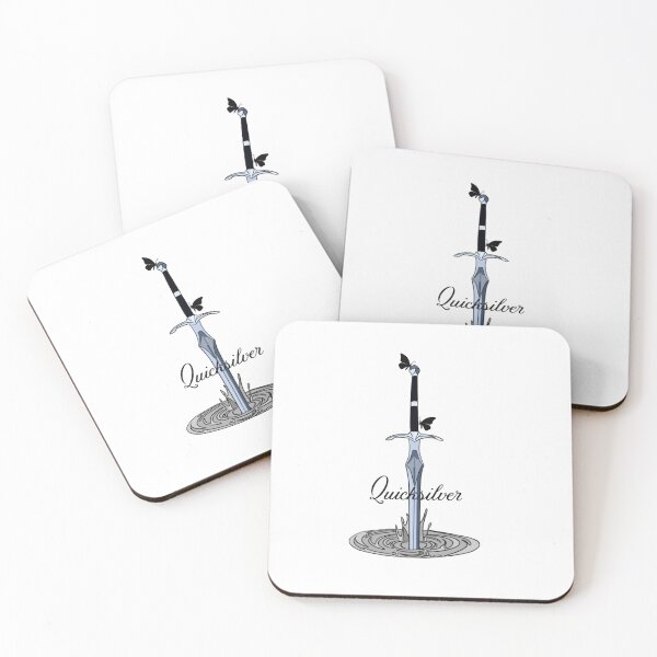 Item preview, Quickersilver Inspired Sword, Sword and Osha Butterflies Sticker, Onyx designed and sold by laurynashlie.