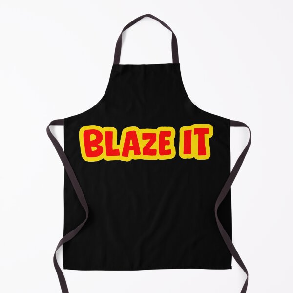 Item preview, Blaze It, Yellow Outline designed and sold by Memes N Lore .