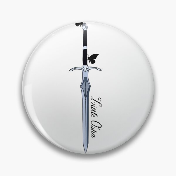 Item preview, Quicksilver Book Sword Osha Solace | Quicksilver Blade | Little Osha Purple Butterfly | Callie Hart | Fae & Alchemy Series | Romantasy | Fantasy Books | Saeris Fane | Kingfisher | Sticker Pack Sticker designed and sold by laurynashlie.