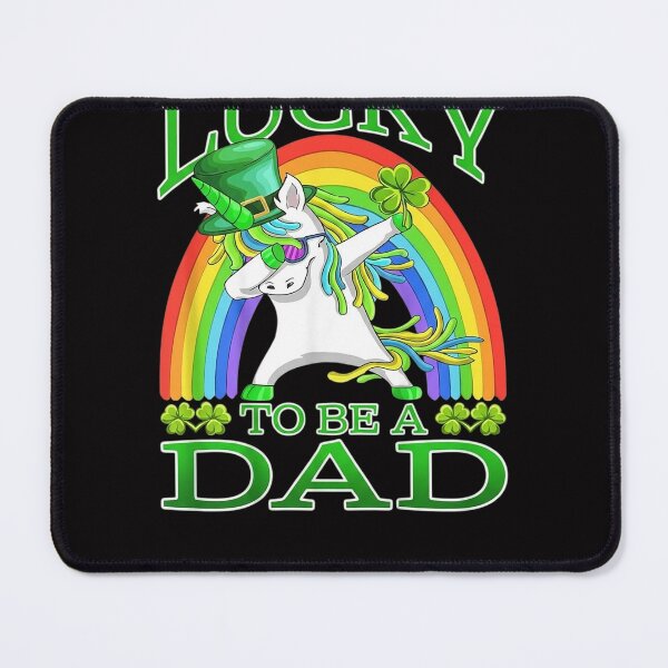 Item preview, Lucky To Be A Dad Unicorn St Patrick's Day designed and sold by jewellmeyers.