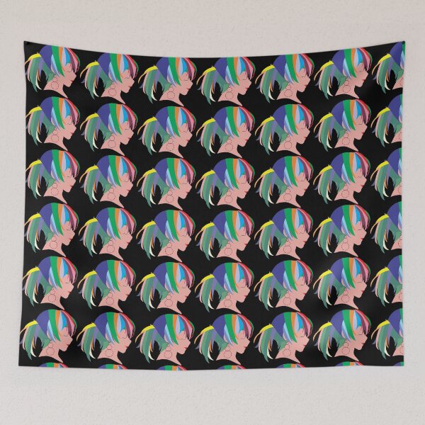 Item preview, Multi-colored flowing Bohemian hair  designed and sold by ArtGMerch.