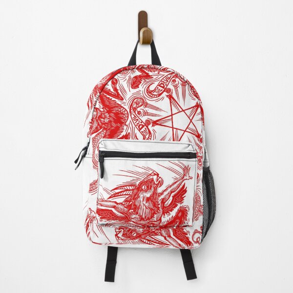 Item preview, Baphomat mandala skate red designed and sold by UrielCalavera.