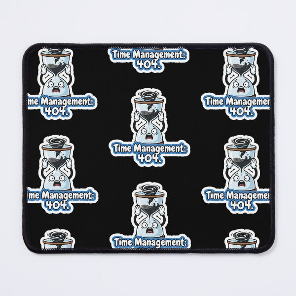 Item preview, Time Management: 404 - Panicked Hourglass designed and sold by Sassy Cult.