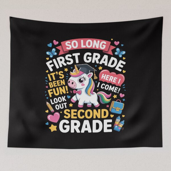 Item preview, So long First Grade Hello Second Grade Cute Unicorn Summer designed and sold by jewellmeyers.