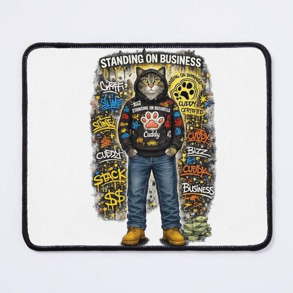 Item preview, Standing on Business - Cuddy Graffiti Hoodie Streetwear designed and sold by The Crimson Halo.