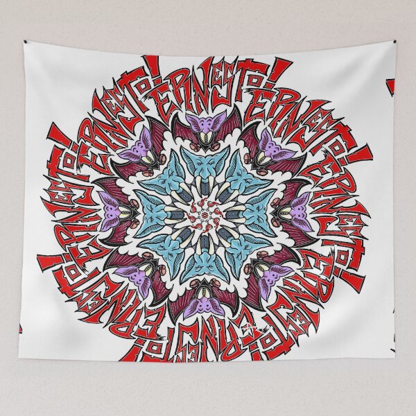 Item preview, Ernesto the vampire mandala designed and sold by UrielCalavera.