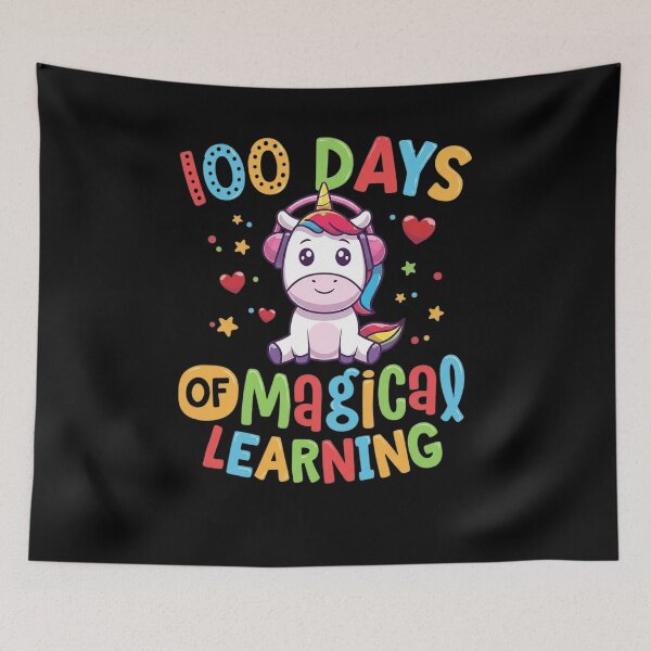 Item preview, Kids 100th Day of School Unicorn Magical Learning designed and sold by traceydowns.