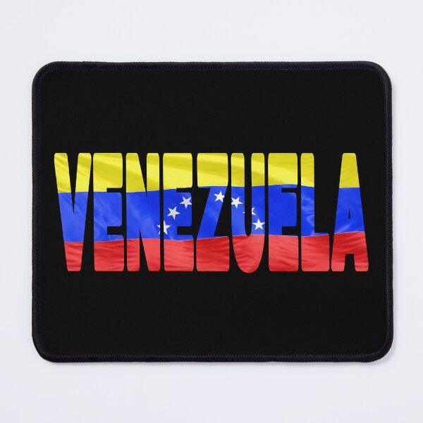 Item preview, VENEZUELA - Flag Flying in Wind cut to Letters Souvenir Sticker Shirt designed and sold by Adam Gormley.