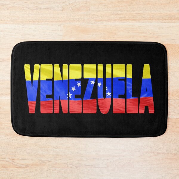 Item preview, VENEZUELA - Flag Flying in Wind cut to Letters Souvenir Sticker Shirt designed and sold by Adam Gormley.