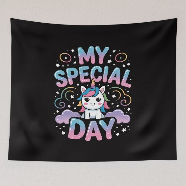 Item preview, My Special Day, Farting Unicorn Birthdday designed and sold by jewellmeyers.