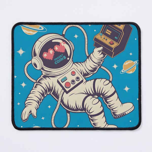 Item preview, Cosmic Arcade Voyager – Space Gamer Astronaut Retro Arcade Desig designed and sold by ThePixelArchive.