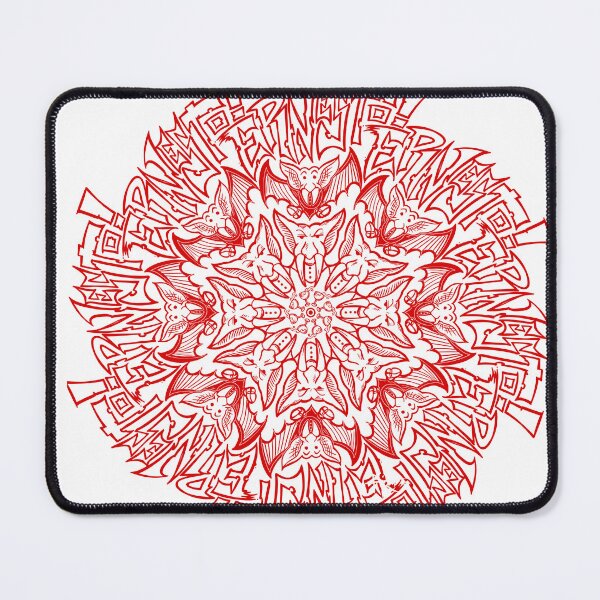 Item preview,  Ernesto the vampire mandala red designed and sold by UrielCalavera.