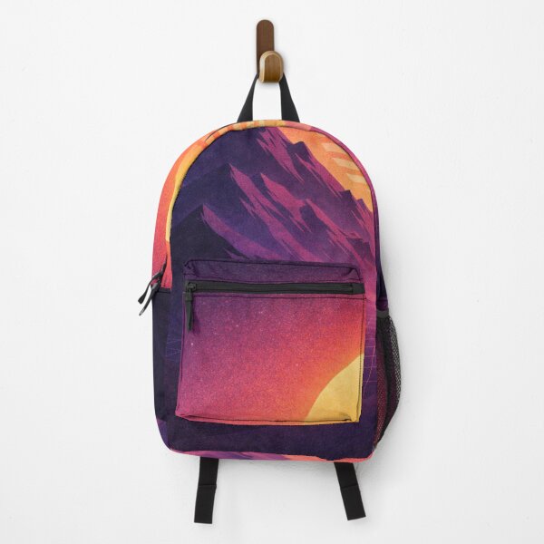 Item preview, Retrowave Neon Mountains designed and sold by kurtulushstudio.