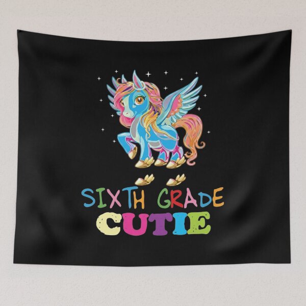 Item preview, Sixth Grade Cutie Teacher 1st Day Of School Unicorn designed and sold by traceydowns.