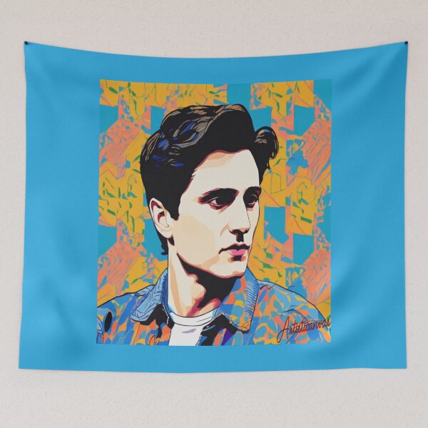 Item preview, "Ezra Koenig: Indie-Pop Pop Art Portrait" designed and sold by Artisticanvas.