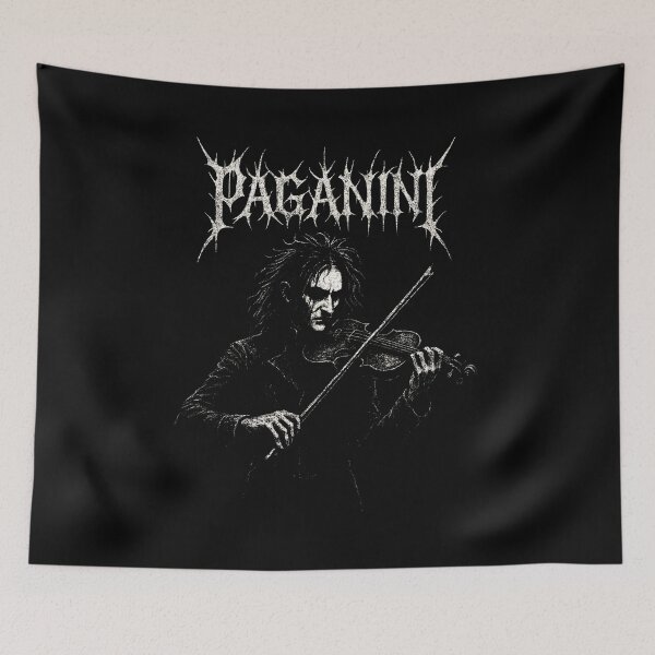 Item preview, Paganini Dark Violinist Art – Gothic Classical Music Illustration designed and sold by Mortisigil.