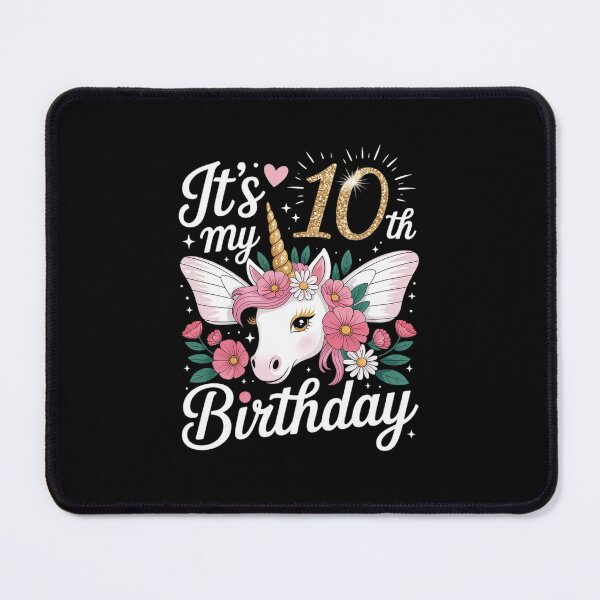 Item preview, 10th Birthday Girl Unicorn 10 Year Old Funny B-Day designed and sold by traceydowns.