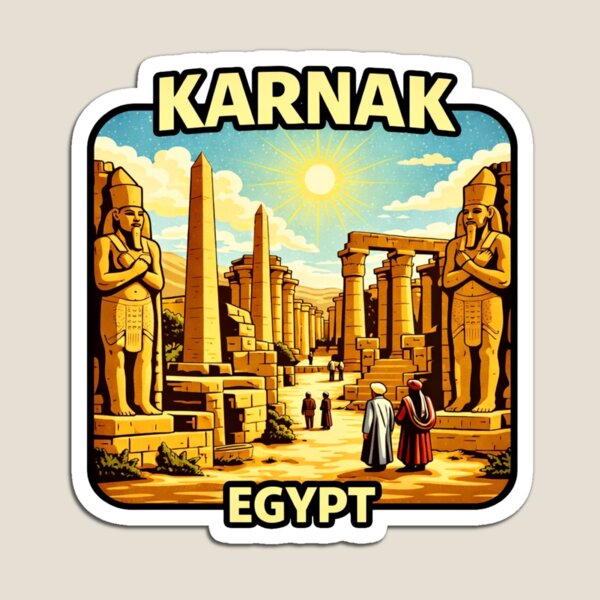 Item preview, Karnak, Egypt - Great Temple Complex of Luxor designed and sold by Myra365Art.