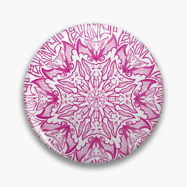 Item preview,  Ernesto the vampire mandala purple designed and sold by UrielCalavera.
