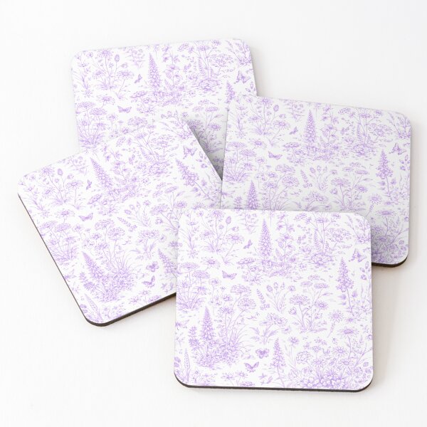Item preview, Lavender Toile designed and sold by Poetic Patterns Studio.