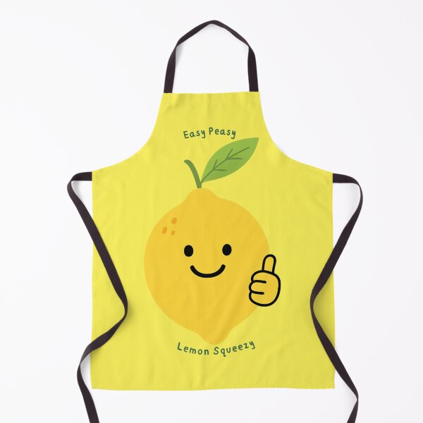 Item preview, Easy Peasy Lemon Squeezy Yellow designed and sold by MaxLugerStudio.