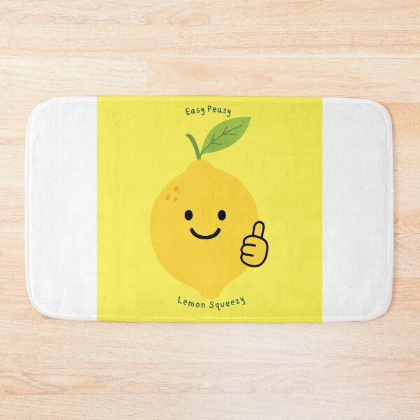 Item preview, Easy Peasy Lemon Squeezy Yellow designed and sold by MaxLugerStudio.